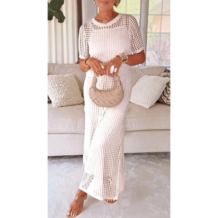 Bethany™ Robe longue découpée + robe intérieure offerte