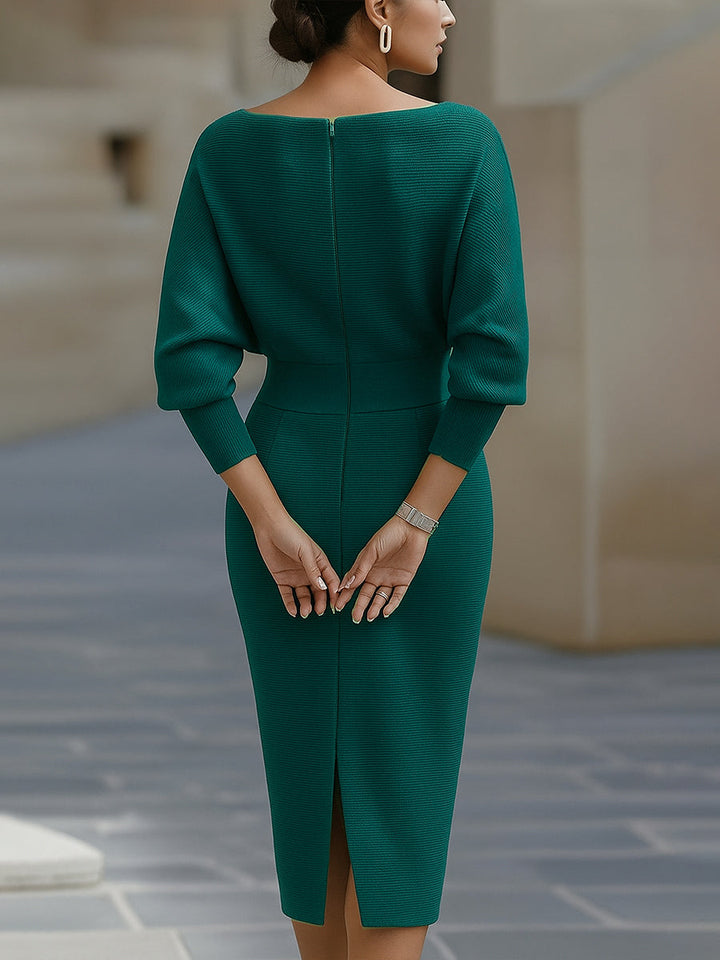 Brielle | Elegantní midi šaty s řasením