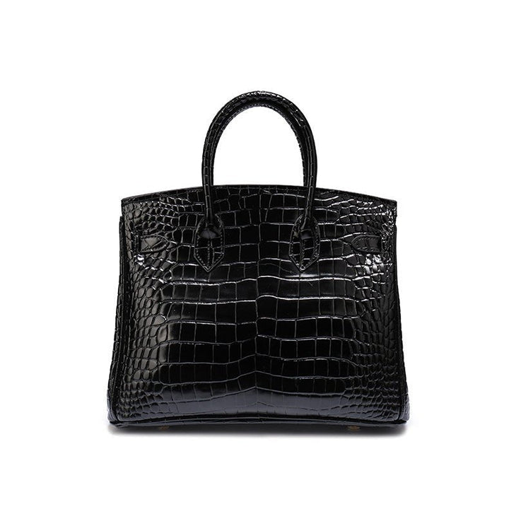Victoria | Bolsa de mão clássica de couro com vários bolsos e fechamento seguro