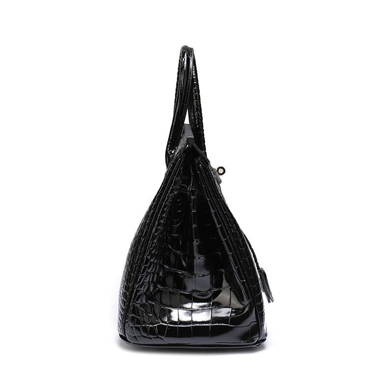 Victoria | Bolsa de mão clássica de couro com vários bolsos e fechamento seguro
