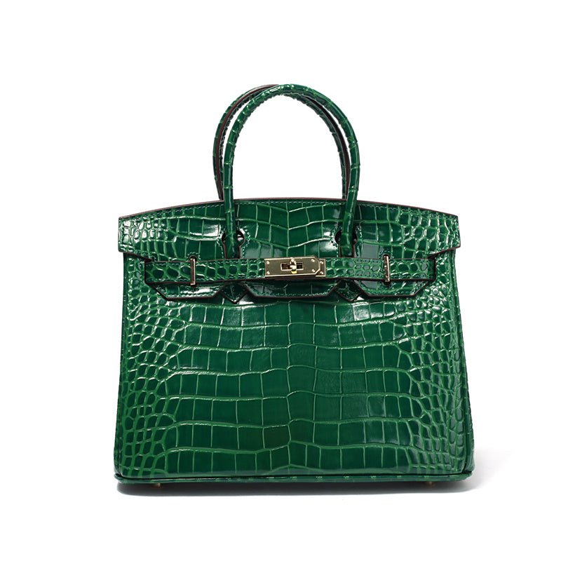 Victoria | Bolsa de mão clássica de couro com vários bolsos e fechamento seguro