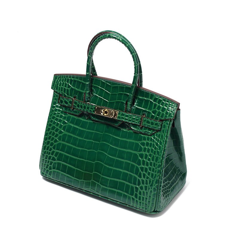 Victoria | Bolsa de mão clássica de couro com vários bolsos e fechamento seguro