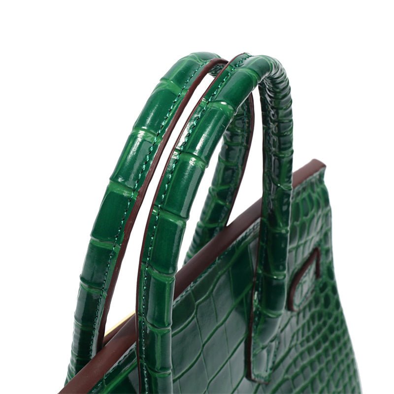 Victoria | Bolsa de mão clássica de couro com vários bolsos e fechamento seguro