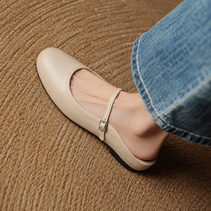 Mules en Cuir Véritable Thea