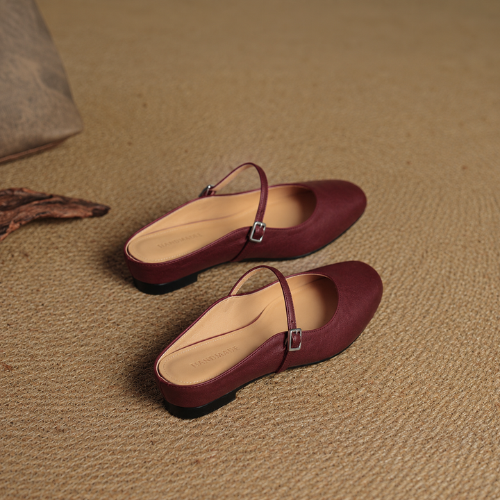 Mules en Cuir Véritable Thea