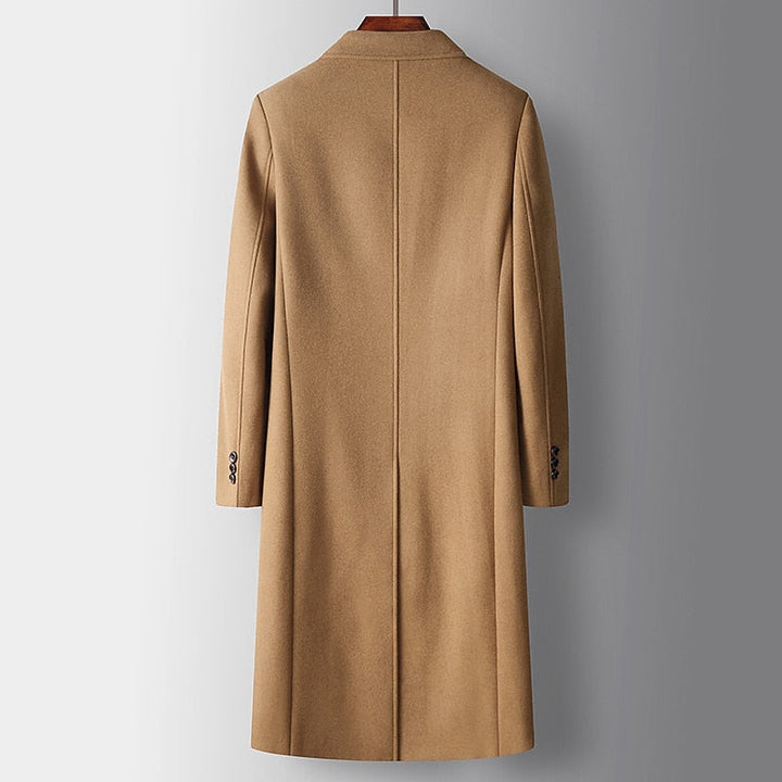 Anders | Refined Double-Breasted Trench Coat with Peak Lapels