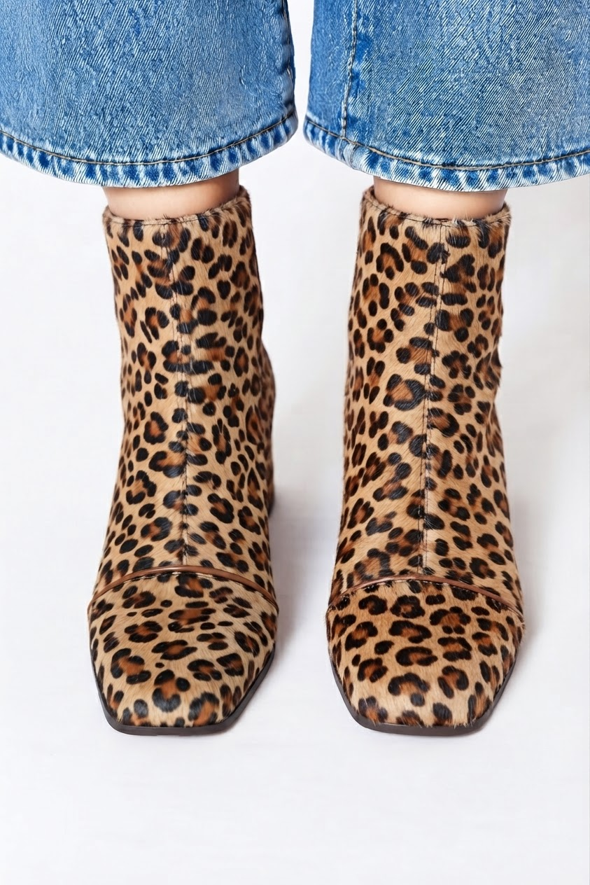 Victoria | Stiefel mit quadratischer Spitze und Absatz