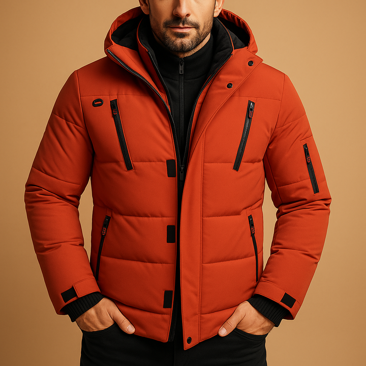 Anselm | Rugged Insulated Jacket with Thick Lining and Zip Closure
