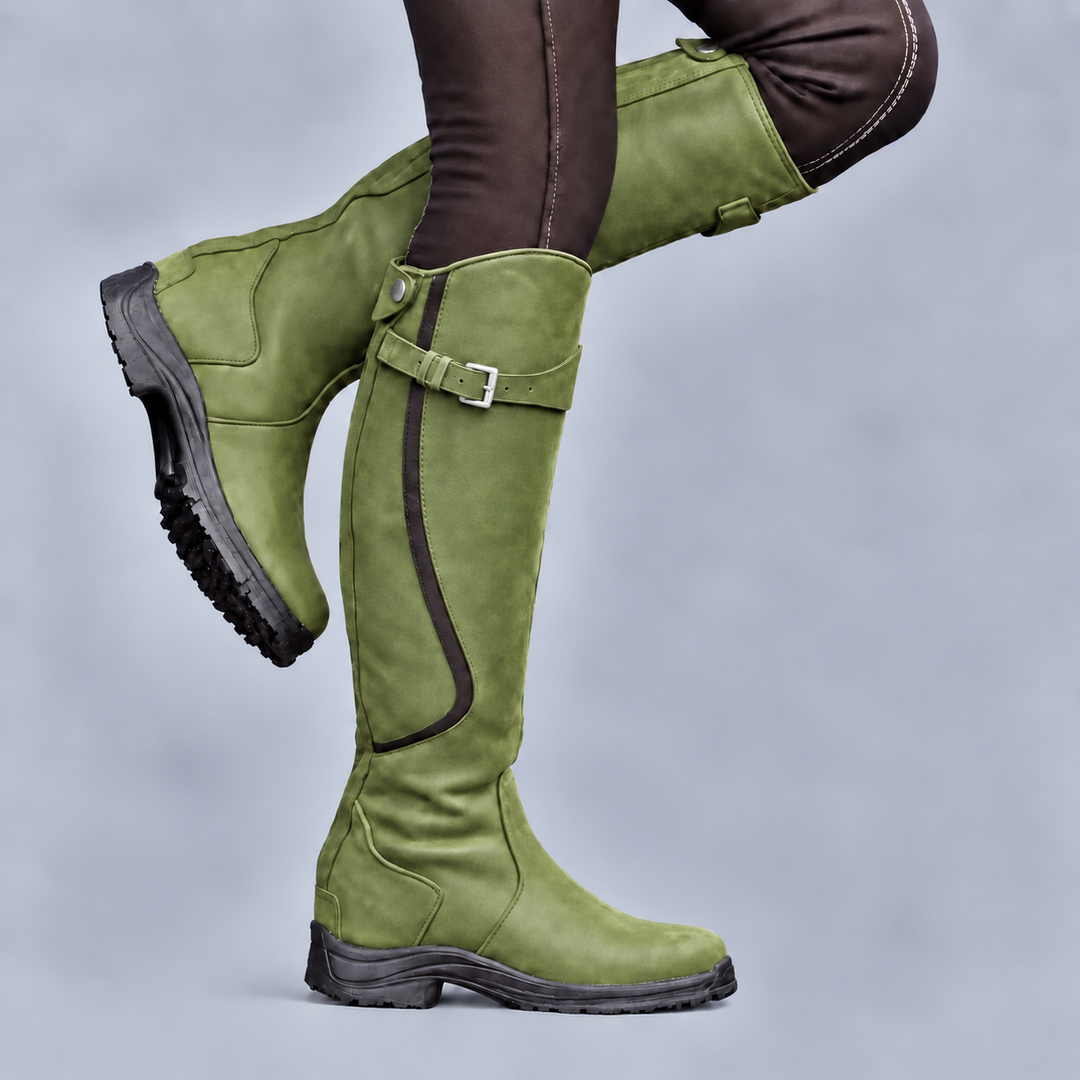 Ember | Bottes de randonnée ergonomiques en cuir avec bride à boucle réglable et semelle robuste