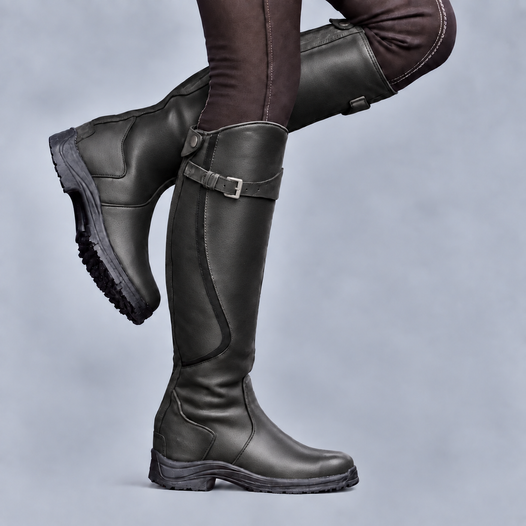 Ember | Bottes de randonnée ergonomiques en cuir avec bride à boucle réglable et semelle robuste